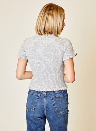 Design History Ruffle Trim Sweater