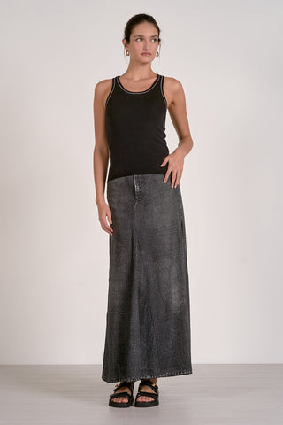 Elan Contrast Stitch Tank Top