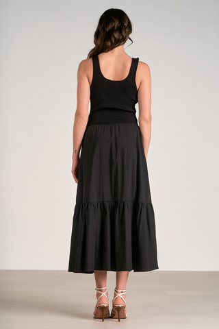 Elan Maxi Tank Black Dress - Premium dresses at Lonnys NY - Just $120! Shop Womens clothing now 