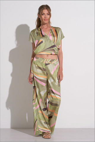 Elan Manila Print Pants - Premium clothing at Lonnys NY - Just $81! Shop Womens clothing now 