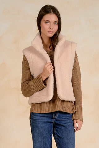 Elan Faux Fur Reversible Vest