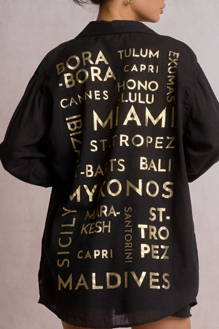 Elan Vista Destination Button Down