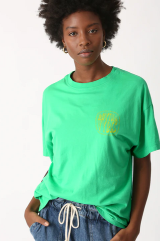 Electric & Rose Kelly Green Festival Signature Tee - Premium Shirts & Tops from Electric & Rose - Just $118! Shop now at Lonnys NY