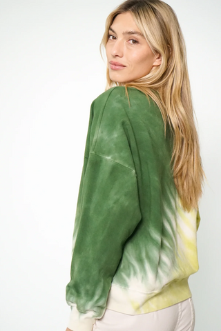 Electric & Rose Ava Sweatshirt - Olive/Chartreuse - Premium sweatshirt from Electric & Rose - Just $158! Shop now 