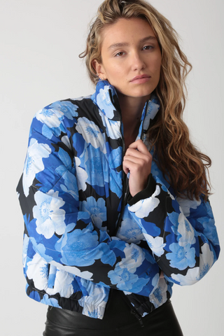 Electric & Rose Easton Puffer Jacket - Ice Floral (FINAL SALE) - Premium Coats & Jackets from Electric & Rose - Just $173! Shop now at Lonnys NY