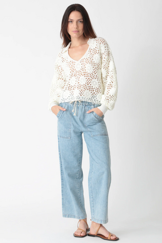Electric & Rose Sky Blue Pants - Premium pants at Lonnys NY - Just $218! Shop Womens clothing now 
