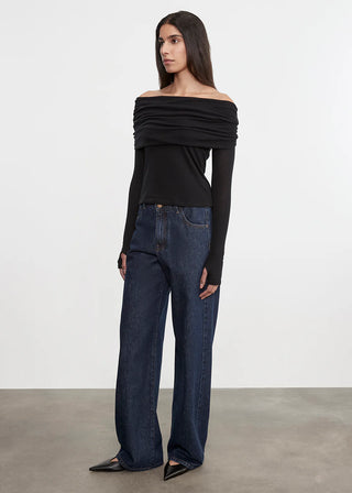 Enza Costa Cashmere Off Shoulder Top