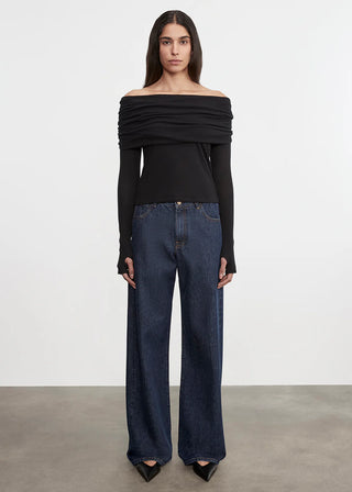 Enza Costa Cashmere Off Shoulder Top