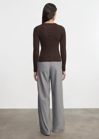 Enza Costa Supima New Classic Long Sleeve Shirt