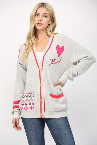 Fate Heart Cardigan - Premium clothing at Lonnys NY - Just $72! Shop Womens clothing now 