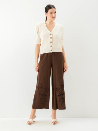 Fifteen Twenty Iliana Puff Sleeve Cardigan Sweater