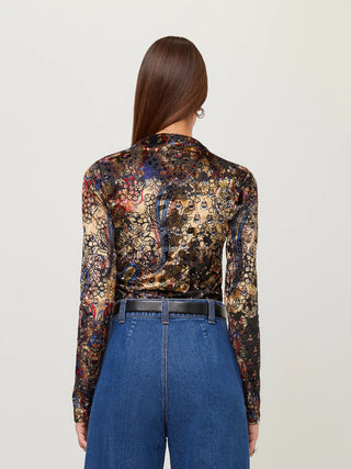Fifteen Twenty Khami Velvet Burnout Top