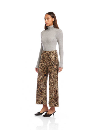 Fifteen Twenty Rylee Copped Leopard Pants