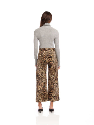 Fifteen Twenty Rylee Copped Leopard Pants