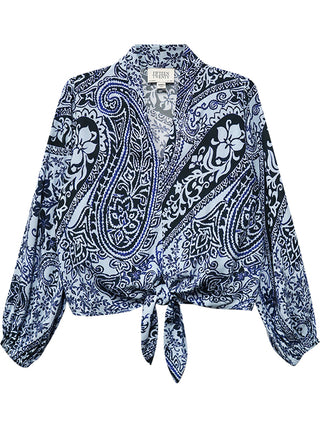 Fifteen Twenty Scarlet Tie Front Top