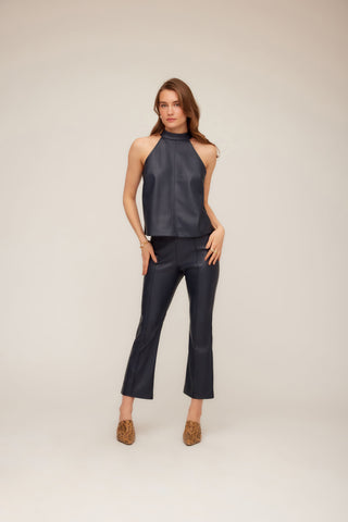 Fifteen Twenty Sigourney Leather Pintuck Pants