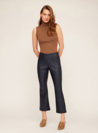 Fifteen Twenty Sigourney Leather Pintuck Pants