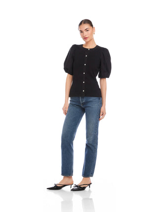 Fifteen Twenty Terryn Puff Sleeve Shirt