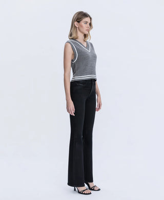 Flying Monkey High Rise Coated Long Bootcut Jeans