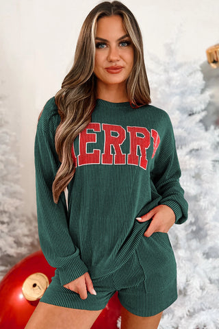 Follow Your Arrow Merry Pajama Set - Premium clothing at Lonnys NY - Just $70! Shop Womens clothing now 