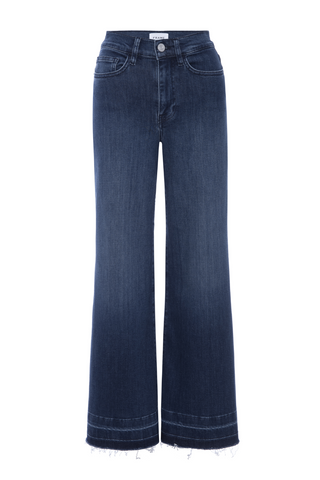 Frame Denim LE PALAZZO CROP WIDE RELEASED HEM Jeans - Premium Jeans at Lonnys NY - Just $278! Shop Womens clothing now 
