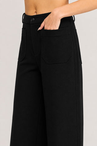 From Here to Eternity Double Knit Straight Leg Cropped Trousers