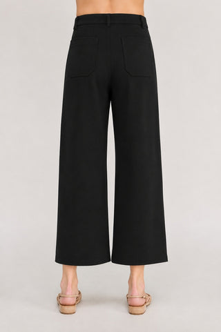 From Here to Eternity Double Knit Straight Leg Cropped Trousers