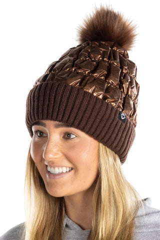 Funky Junque Puffer Beanie