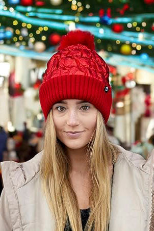 Funky Junque Puffer Beanie