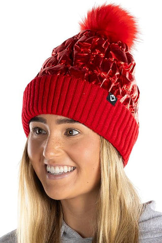 Funky Junque Puffer Beanie