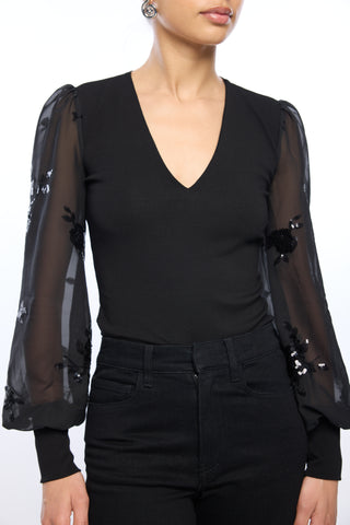 Generation Love Darla Sequin Floral Top