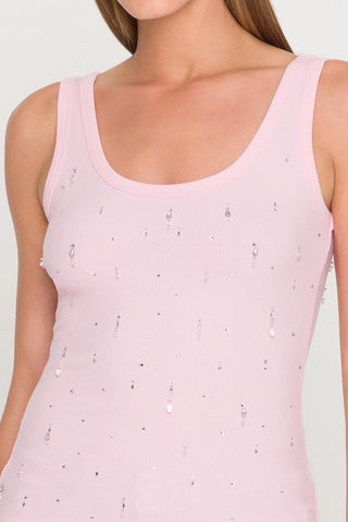 Generation Love Evita Rhinestone Tank Top