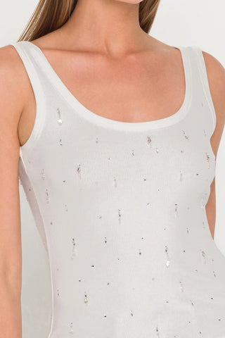 Generation Love Evita Rhinestone Tank Top