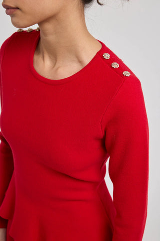 Generation Love Panache Peplum Sweater
