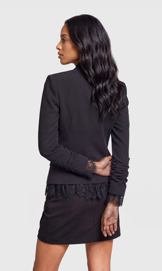 Generation Love Faye Lace Combo Crepe Jacket