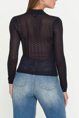 Generation Love Channah Heart Pointelle Sweater