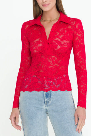 Generation Love Dominique Lace Top