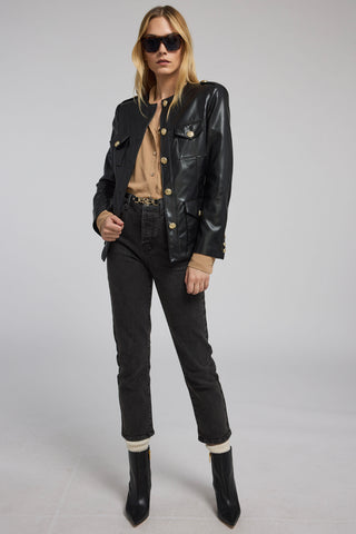 Generation Love Larsine Vegan Leather Blazer - Premium clothing at Lonnys NY - Just $465! Shop Womens clothing now 