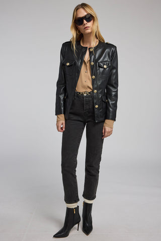 Generation Love Larsine Vegan Leather Blazer - Premium clothing at Lonnys NY - Just $465! Shop Womens clothing now 