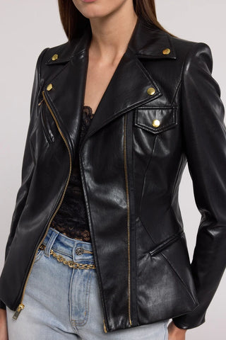 Selah Vegan Leather Jacket - Premium clothing at Lonnys NY - Just $485! Shop Womens clothing now 