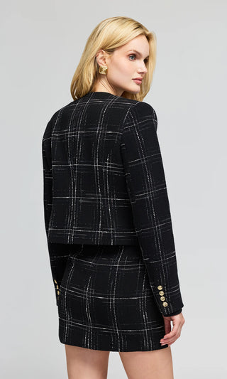 Generation Love Lilith Windowpane Tweed Jacket