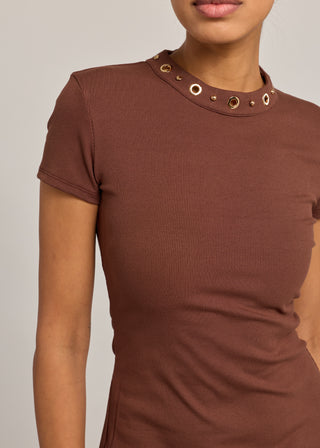 Generation Love Tate Grommet Neck Top