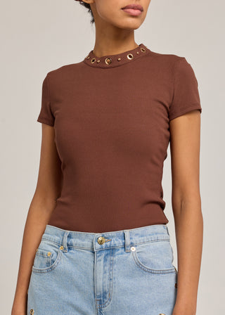 Generation Love Tate Grommet Neck Top