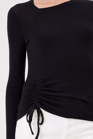 Goldie Lewinter Asymmetric Long Sleeve Top