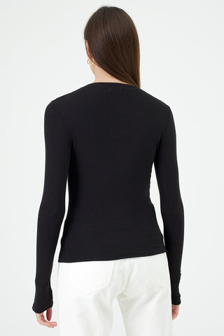Goldie Lewinter Asymmetric Long Sleeve Top