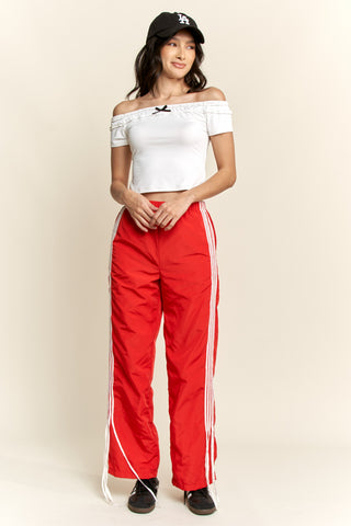 Habit Side Stripe High Waist Track Pants