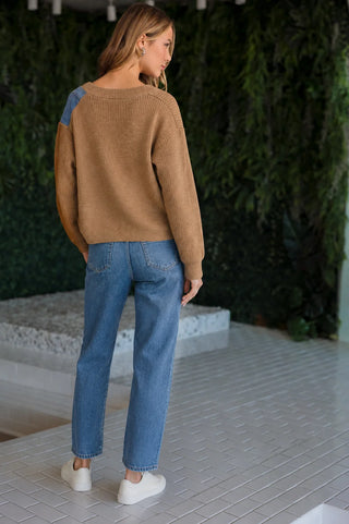 Habit Dana Knit Denim Cardigan
