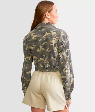 Hidden Cropped Cargo Jacket - Premium clothing at Lonnys NY - Just $104! Shop Womens clothing now 