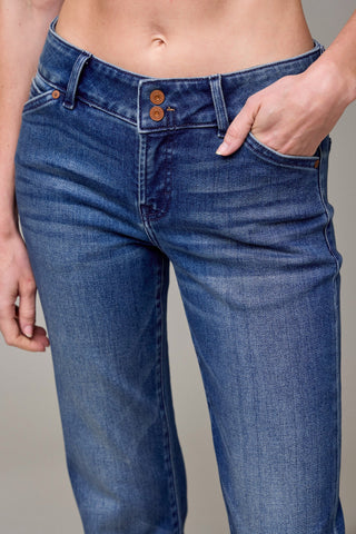 Hidden Low Rise Ryan Double Waistband Bootcut Jeans