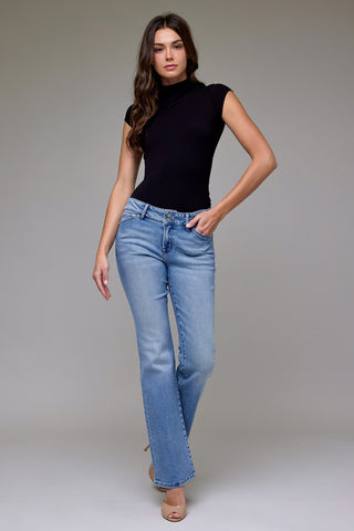 Hidden Low Rise Ryan Double Waistband Bootcut Jeans